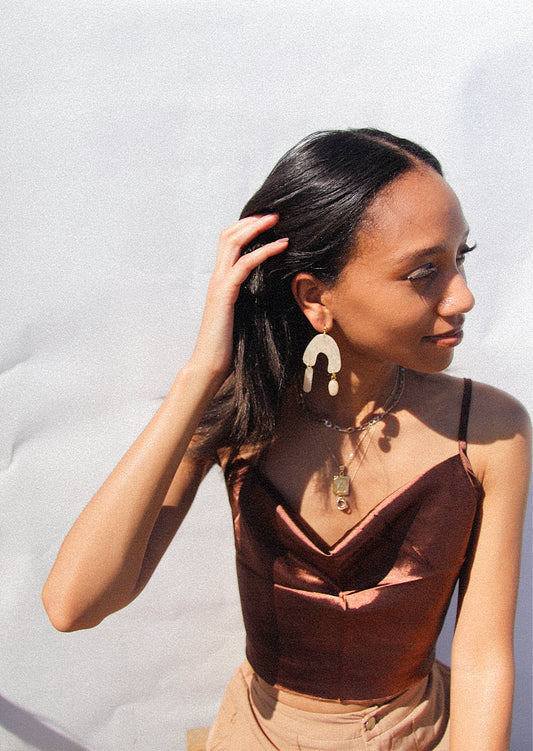 Heading back into the office? 3 cute and minimalist earring looks you can wear to work