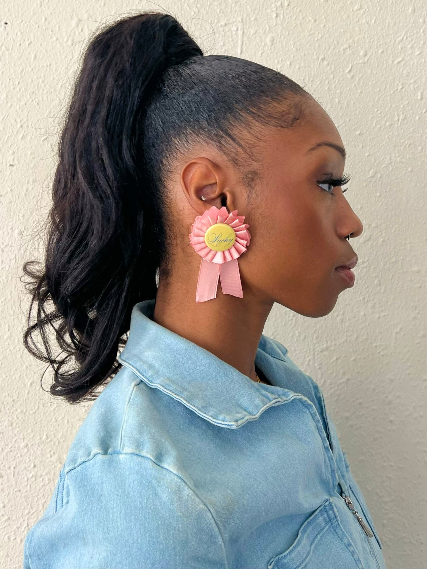 Lucky Gal Rosette Earrings