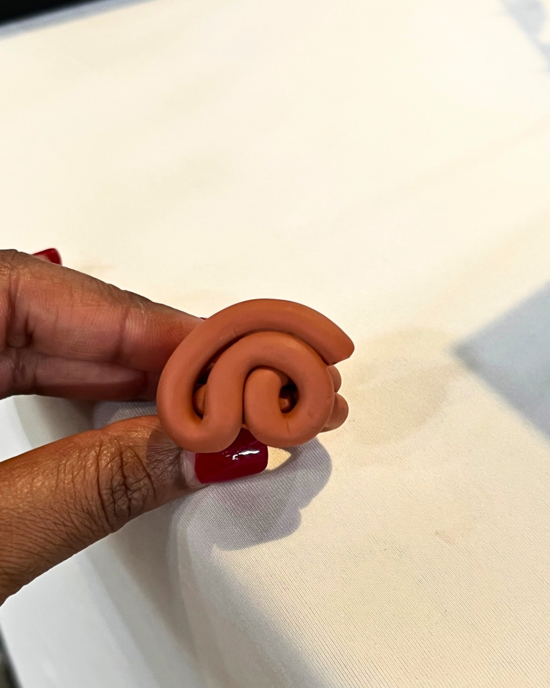 Terracotta Swirl Ring