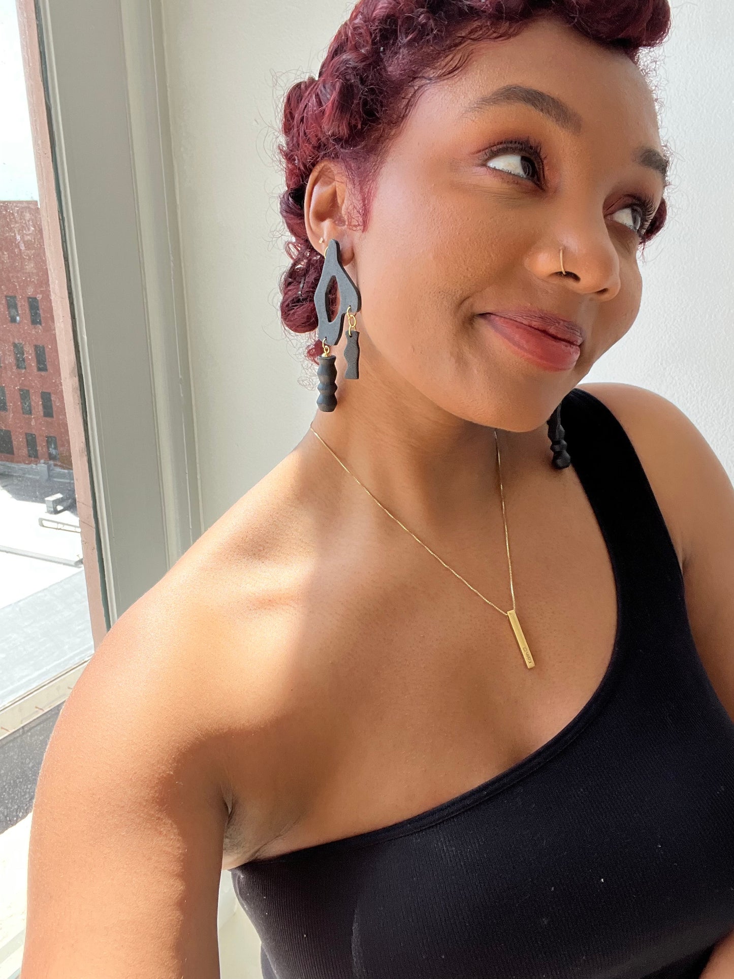 Onyx Theia Dangles