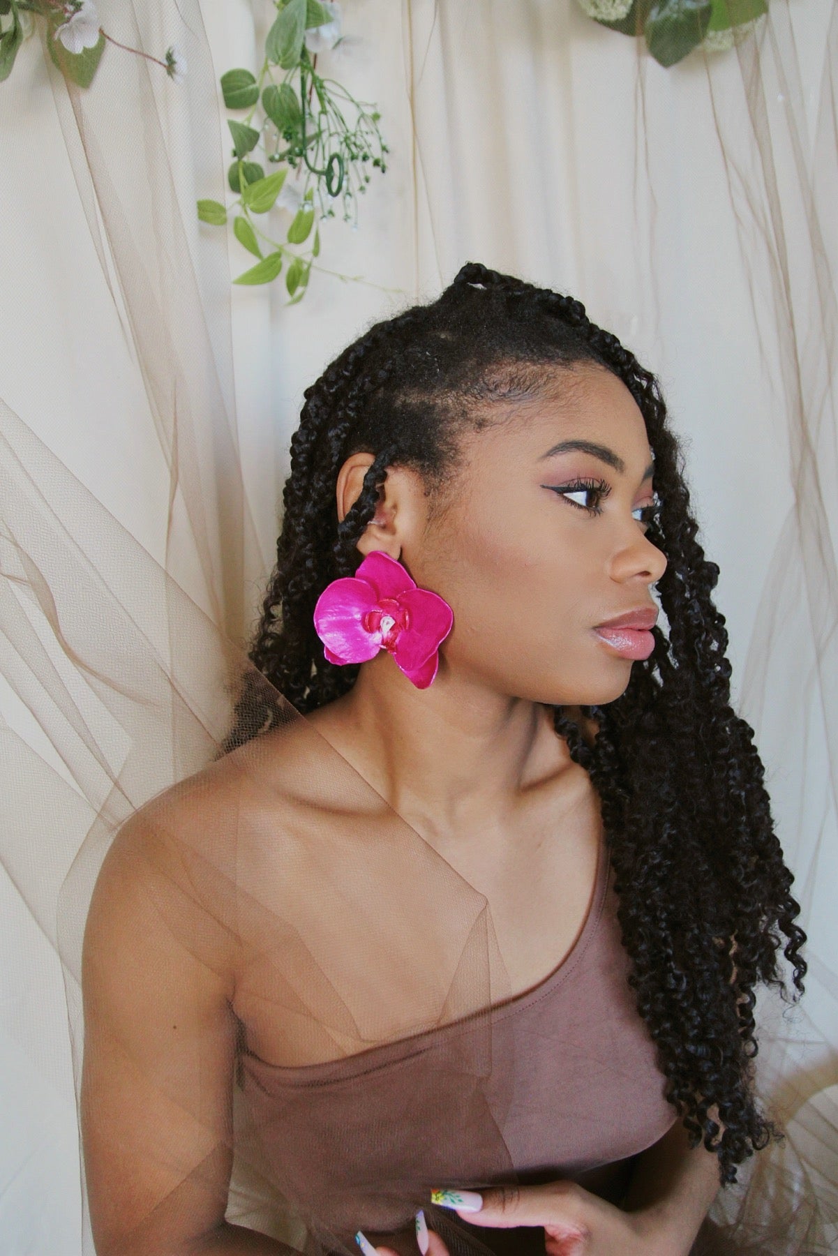 Phalaenopsis Orchid Earrings