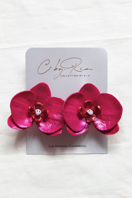 Phalaenopsis Orchid Earrings