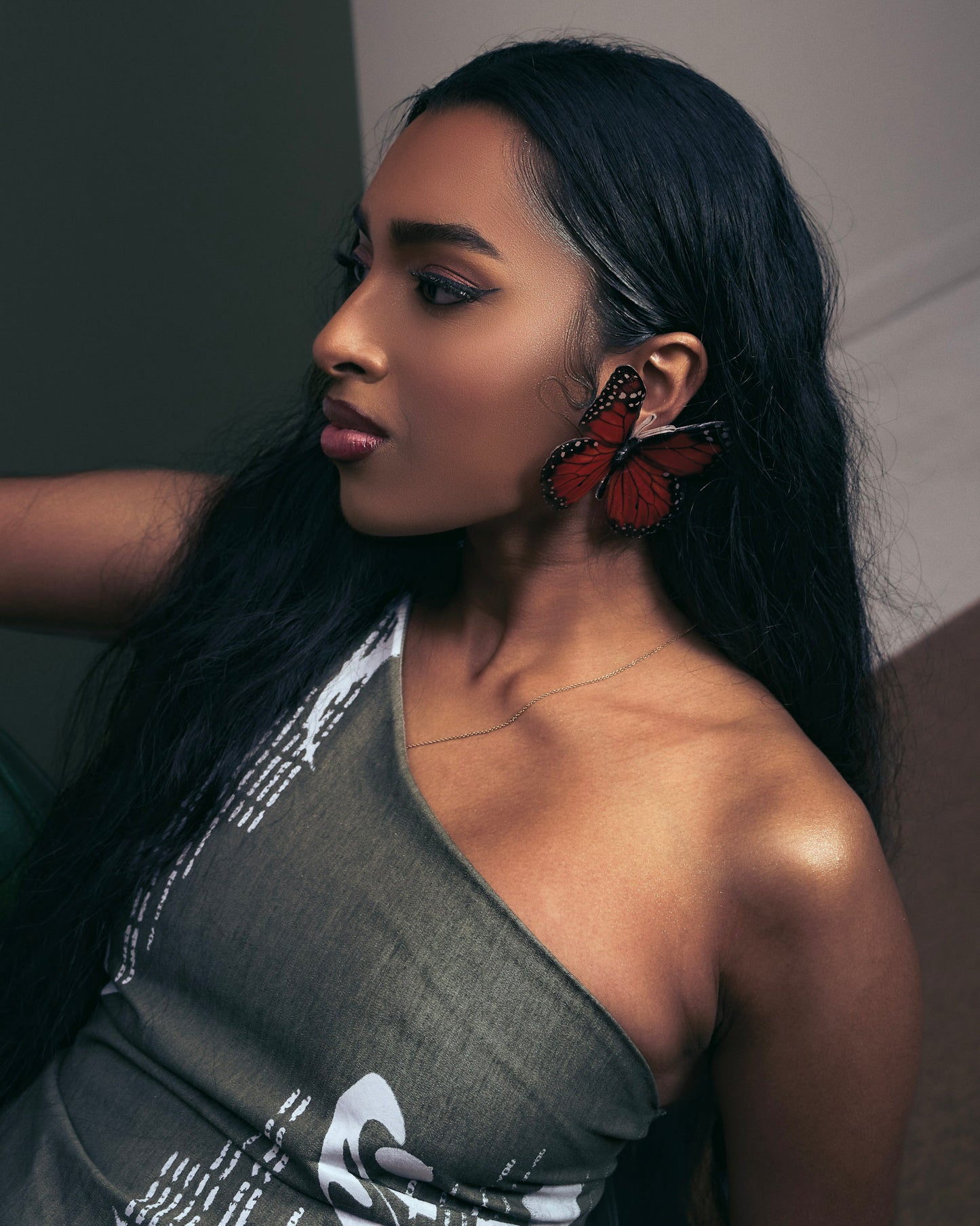 Butterfly Statement Earrings