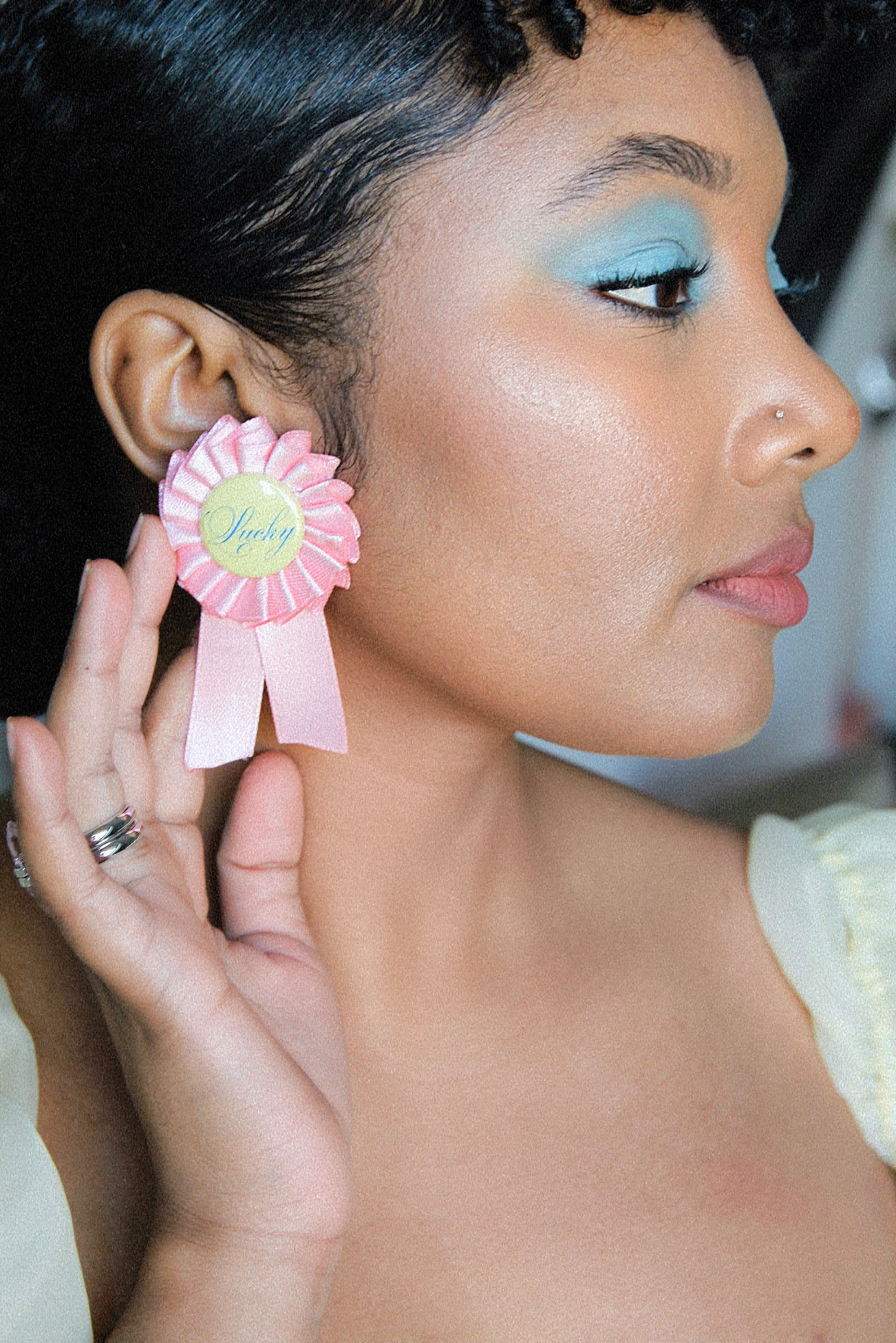 Lucky Gal Rosette Earrings
