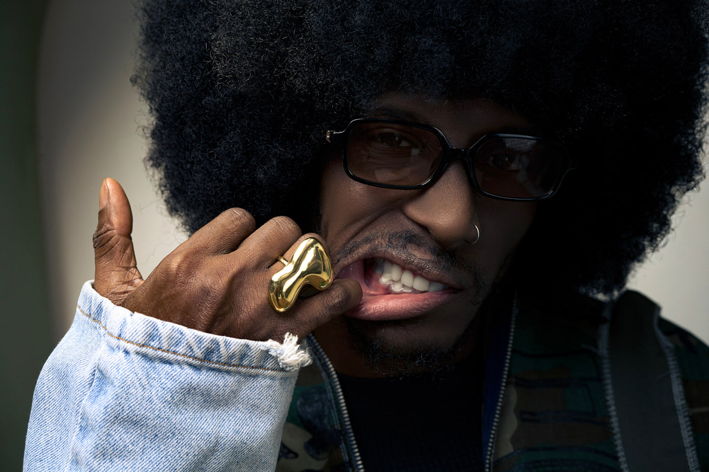 Boomerang Statement Ring