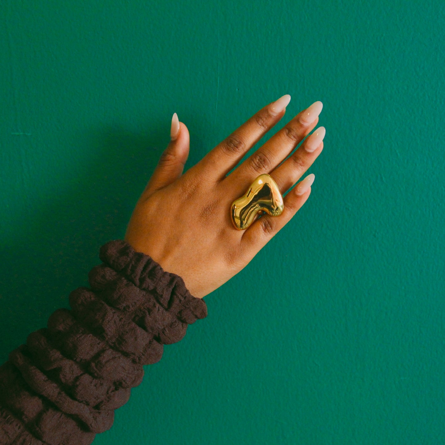 Boomerang Statement Ring