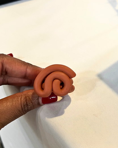 Terracotta Swirl Ring
